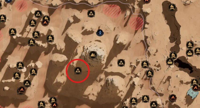 Bundle of deserter clothes map location in Dune: Awakening