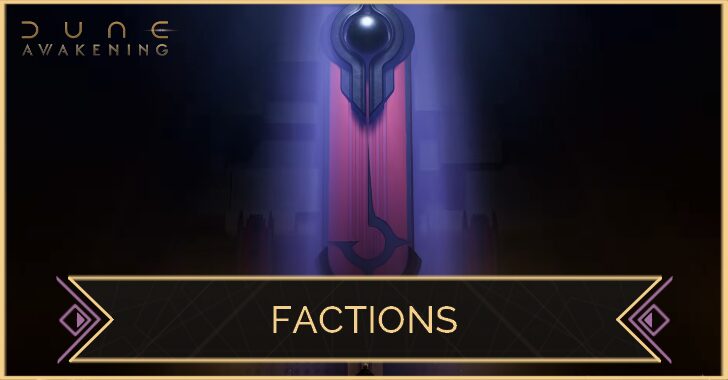 House Harkonnen faction banner in Dune: Awakening