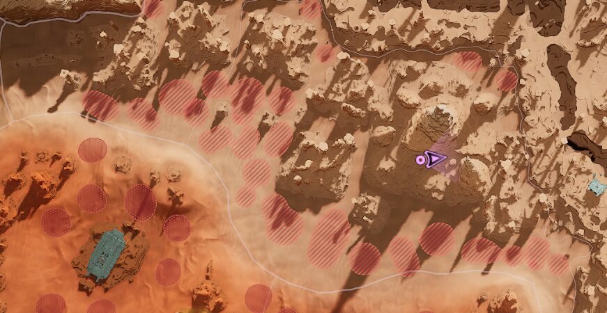 Map location of Khidr's Shadow in Dune: Awakening